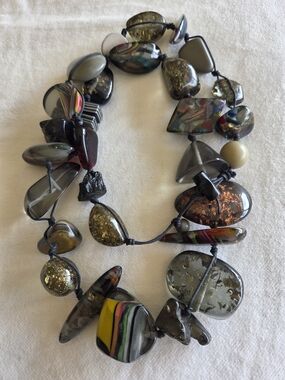Sobrsl Indiana Jones Resin Necklace - Multicolor